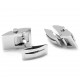 Boutons de manchette Shield Argent