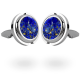 Bouton de manchettes Lapis Lazuli