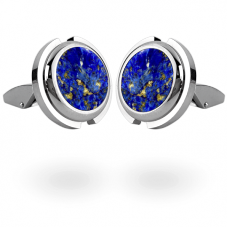 Bouton de manchettes Lapis Lazuli