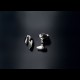 Bouton de manchettes Onyx Noire